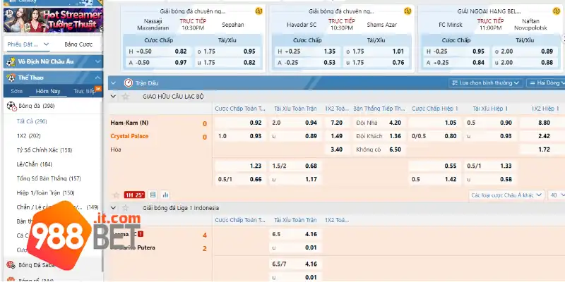 Saba Sport 988Bet: Trải Nghiệm Cá Cược Thể Thao Đỉnh Cao 2 Ưu điểm nổi bật của thể thao Saba Sport tại 988Bet